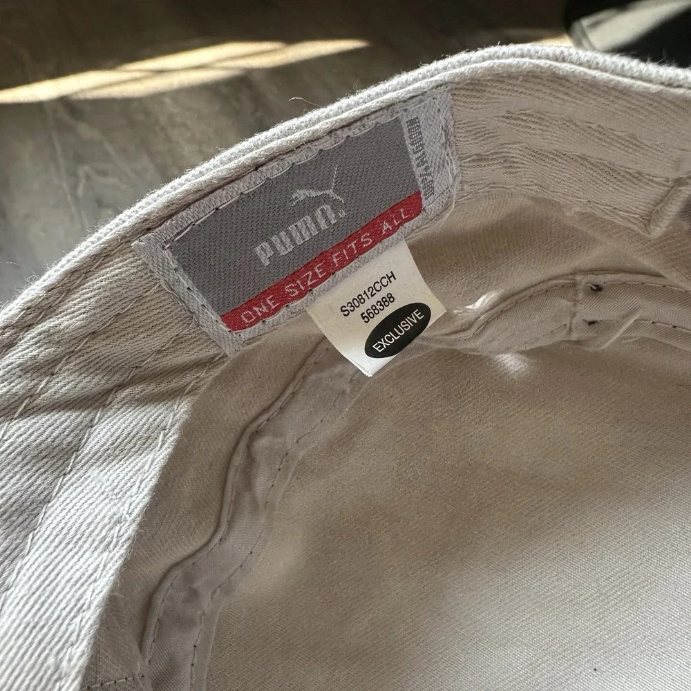 Puma Vintage Distressed Military Cadet Cap Hat 1/1 Y2K 90s Mens One Size Rare
